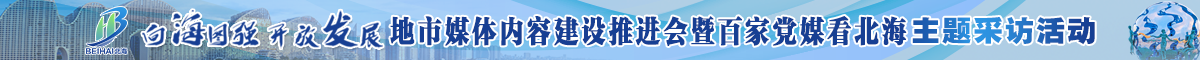 “向海圖強 開放發展”地市媒體內容建設推進會暨百家黨媒看北海主題采訪活動